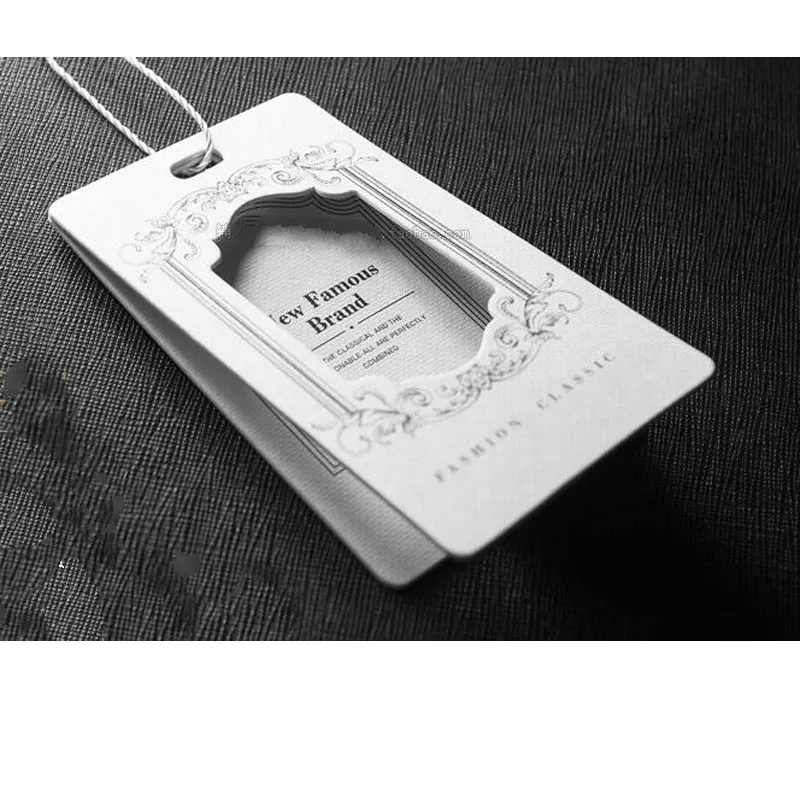 100 шт./партия, бумажные подвески для одежды, толщина 0,75 мм 
100 шт./партия, бумажные подвески для одежды, толщина 0,75 мм