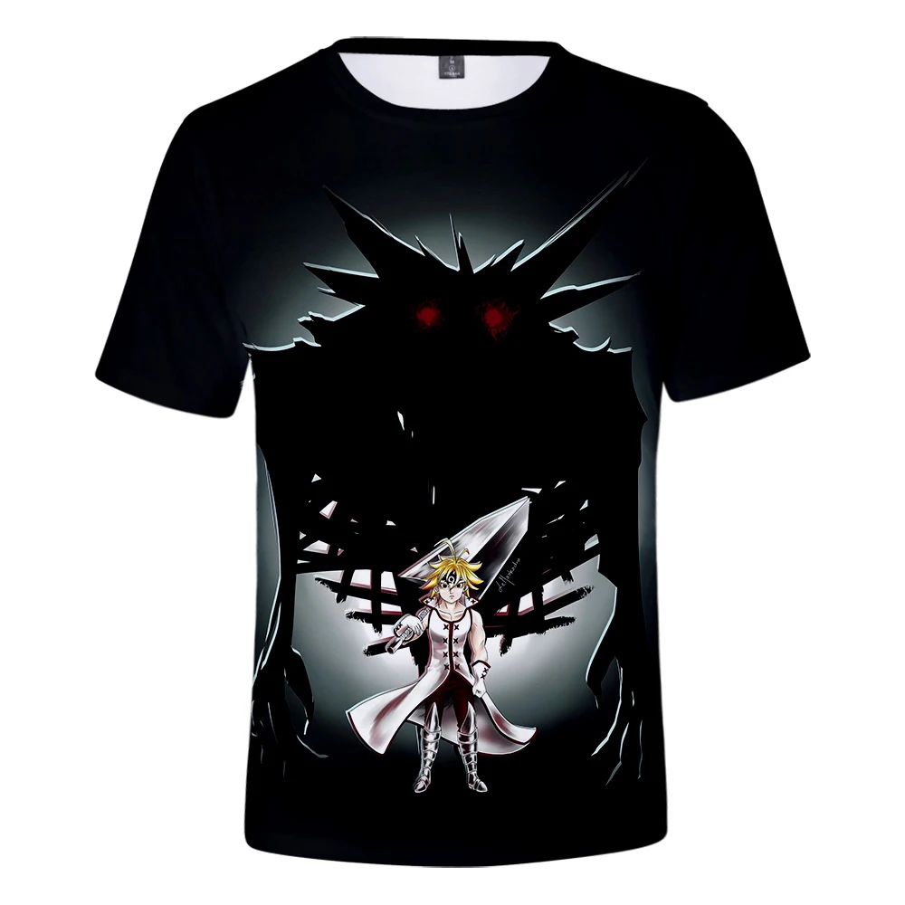 New 3D T-shirt Print The Seven Deadly Sins Short-sleeved T-shirts O-neck Boys Girls 3D Tees Casual Harajuku Hip Hop T shirt
New 3D T-shirt Print The Seven Deadly Sins Short-sleeved T-shirts O-neck Boys Girls 3D Tees Casual Harajuku Hip Hop T shirt