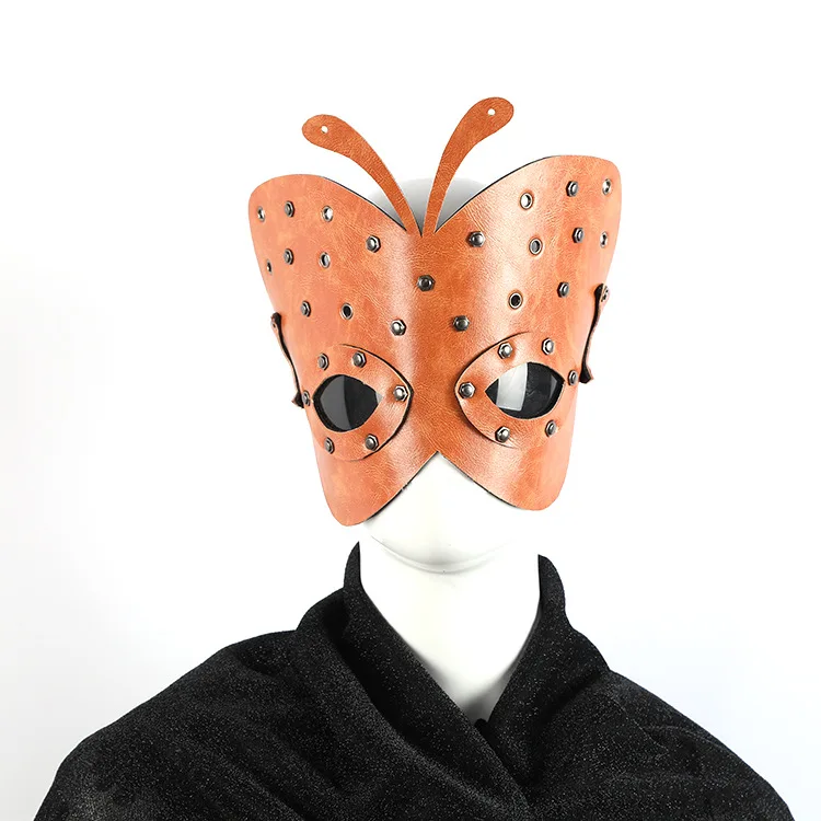 Unisex Cat Kitten Women Mens Orange Leather Adult Play Halloween Party Mask Cosplay Costume Prop Half Face PU Punk Mask Rivets
Unisex Cat Kitten Women Mens Orange Leather Adult Play Halloween Party Mask Cosplay Costume Prop Half Face PU Punk Mask Rivets