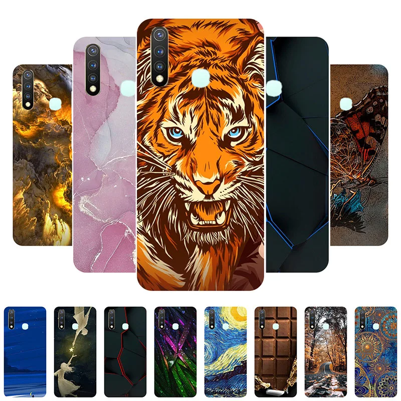 For Vivo Y19 Case Soft TPU Tiger Back Cover Case For Vivo 1915 Silicone Case Funda for Vivo Y19 y 19 VivoY19 Phone Cases
For Vivo Y19 Case Soft TPU Tiger Back Cover Case For Vivo 1915 Silicone Case Funda for Vivo Y19 y 19 VivoY19 Phone Cases