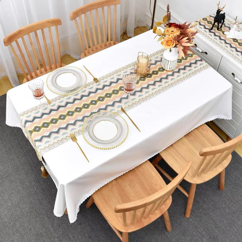 high quality cotton Linen Table cloth with flag white lace selvage waterproof oilproof NO-wash Wedding Dining room Table Cover
high quality cotton Linen Table cloth with flag white lace selvage waterproof oilproof NO-wash Wedding Dining room Table Cover