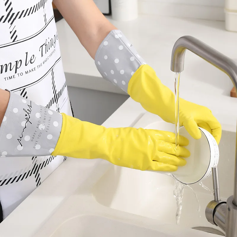 Household Cleaning Women Waterproof Rubber Latex Gloves Durable Clothes Washing Rubber Gloves Kitchen Dishwashing Gloves
Household Cleaning Women Waterproof Rubber Latex Gloves Durable Clothes Washing Rubber Gloves Kitchen Dishwashing Gloves