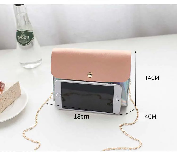 Fashion shoulder bag laser mini chain shoulder bag handbag mobile phone mini flip female bag
Fashion shoulder bag laser mini chain shoulder bag handbag mobile phone mini flip female bag