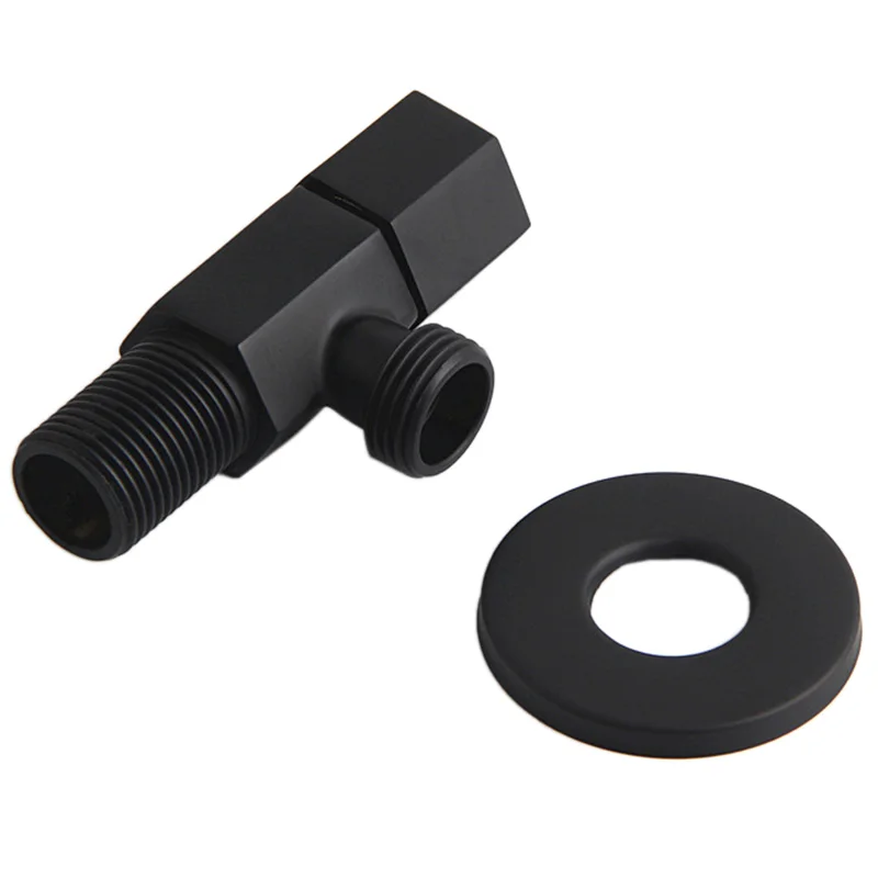 Angle Valve Bathroom Accessories Black Surface Copper Hex Valve Bathroom Toilet Water Heater Kitchen Faucet Hot And Cold
Angle Valve Bathroom Accessories Black Surface Copper Hex Valve Bathroom Toilet Water Heater Kitchen Faucet Hot And Cold