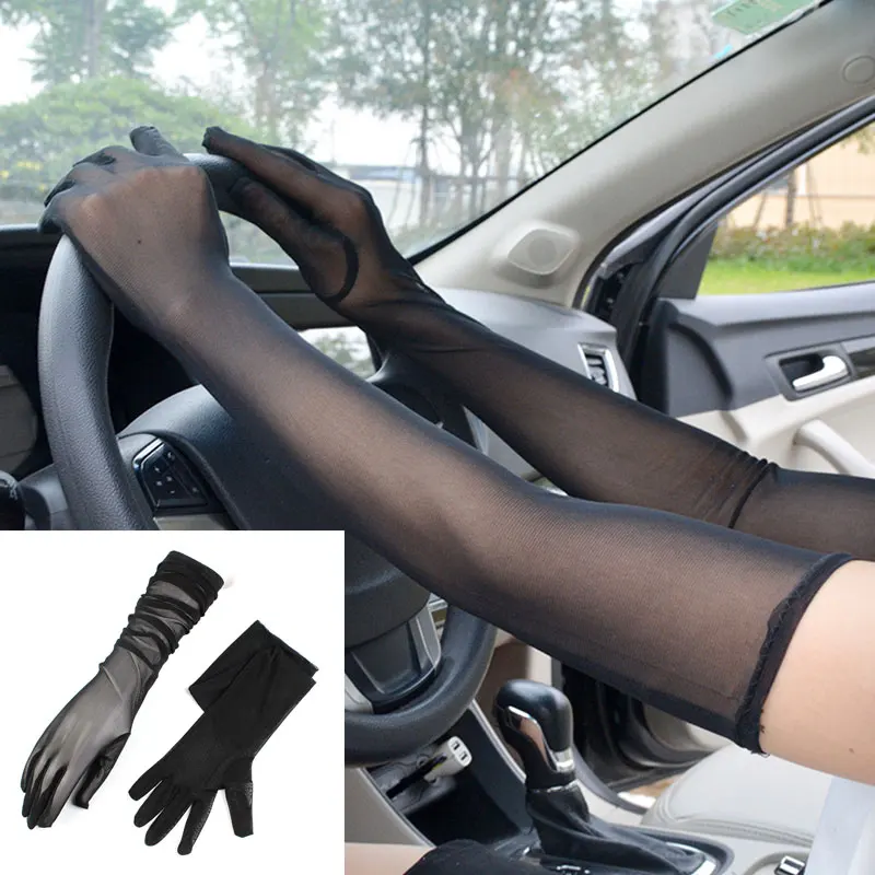 Elegant Women Ultra-Thin Long Summer Driving Cycling Sexy Black Sunscreen Gloves Female Anti-UV Elasticity Lace Mesh Gloves
Elegant Women Ultra-Thin Long Summer Driving Cycling Sexy Black Sunscreen Gloves Female Anti-UV Elasticity Lace Mesh Gloves