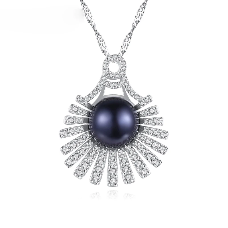 Fashion 100% 925 Sterling Silver Black Pearl Eternal Pendant Necklace For Women High Carbon Diamond Fine Jewelry Wholesale Gift
Fashion 100% 925 Sterling Silver Black Pearl Eternal Pendant Necklace For Women High Carbon Diamond Fine Jewelry Wholesale Gift