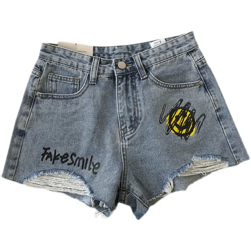 INS Internet Celebrity Ripped Denim Hot Pants Women's 2021 Spring New Korean Style Personalized All-Matching Embroidered High
INS Internet Celebrity Ripped Denim Hot Pants Women's 2021 Spring New Korean Style Personalized All-Matching Embroidered High