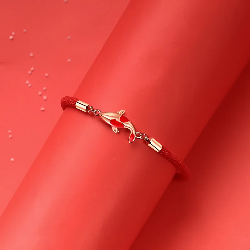 Bracelet girl's red rope high sense of life transfer lucky knitting rope friend's birthday gift hand ornament for women
Bracelet girl's red rope high sense of life transfer lucky knitting rope friend's birthday gift hand ornament for women
