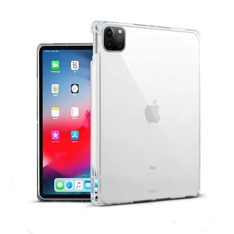 Case for iPad Pro 11 inch 2020 Cases Transparent TPU Silicone Tablet Back Cover with Pencil Holder for iPad Pro 2020 Funda Coque
Case for iPad Pro 11 inch 2020 Cases Transparent TPU Silicone Tablet Back Cover with Pencil Holder for iPad Pro 2020 Funda Coque