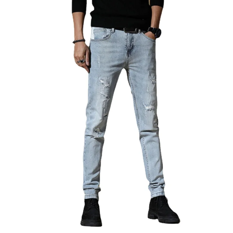 Mens Jeans Slim Fit Men Pants Trousers Jeans for Men Pants Men's Jeans Homme Streetwear Jeans Mens Clothing casual pants Elastic
Mens Jeans Slim Fit Men Pants Trousers Jeans for Men Pants Men's Jeans Homme Streetwear Jeans Mens Clothing casual pants Elastic