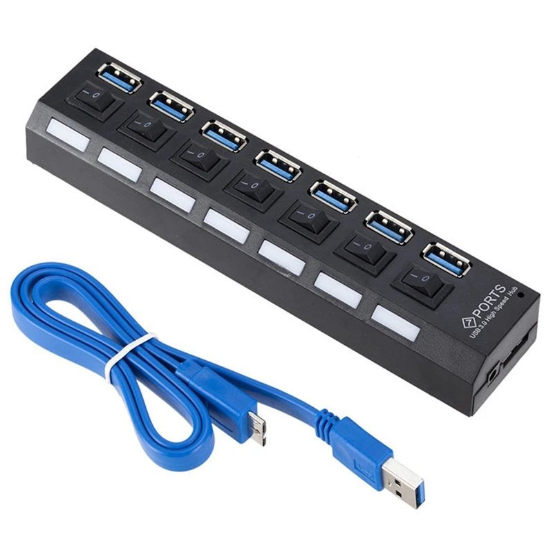 Независимый 7-портовый 3,0 концентратор USB3.0 концентратор USB Высокоскоростной концентратор
Независимый 7-портовый 3,0 концентратор USB3.0 концентратор USB Высокоскоростной концентратор