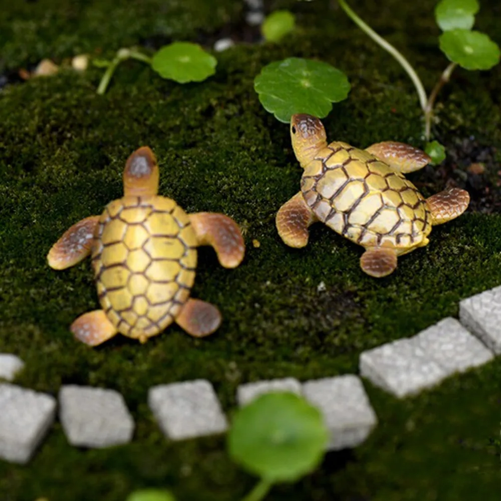 Mini Sea Turtle Model Resin Figurines Fairy Garden Miniatures Fish Tank Acessories DIY Terrarium Landscape Decoration Artificial 
Mini Sea Turtle Model Resin Figurines Fairy Garden Miniatures Fish Tank Acessories DIY Terrarium Landscape Decoration Artificial