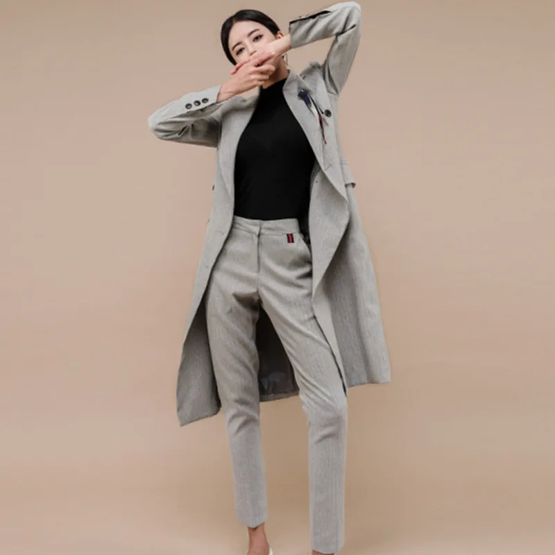 New Autumn Winter Korean Style OL Long Trench Coat Women Slim Double Button Brand Designer Runway Casual Windbreaker Outerwear
New Autumn Winter Korean Style OL Long Trench Coat Women Slim Double Button Brand Designer Runway Casual Windbreaker Outerwear