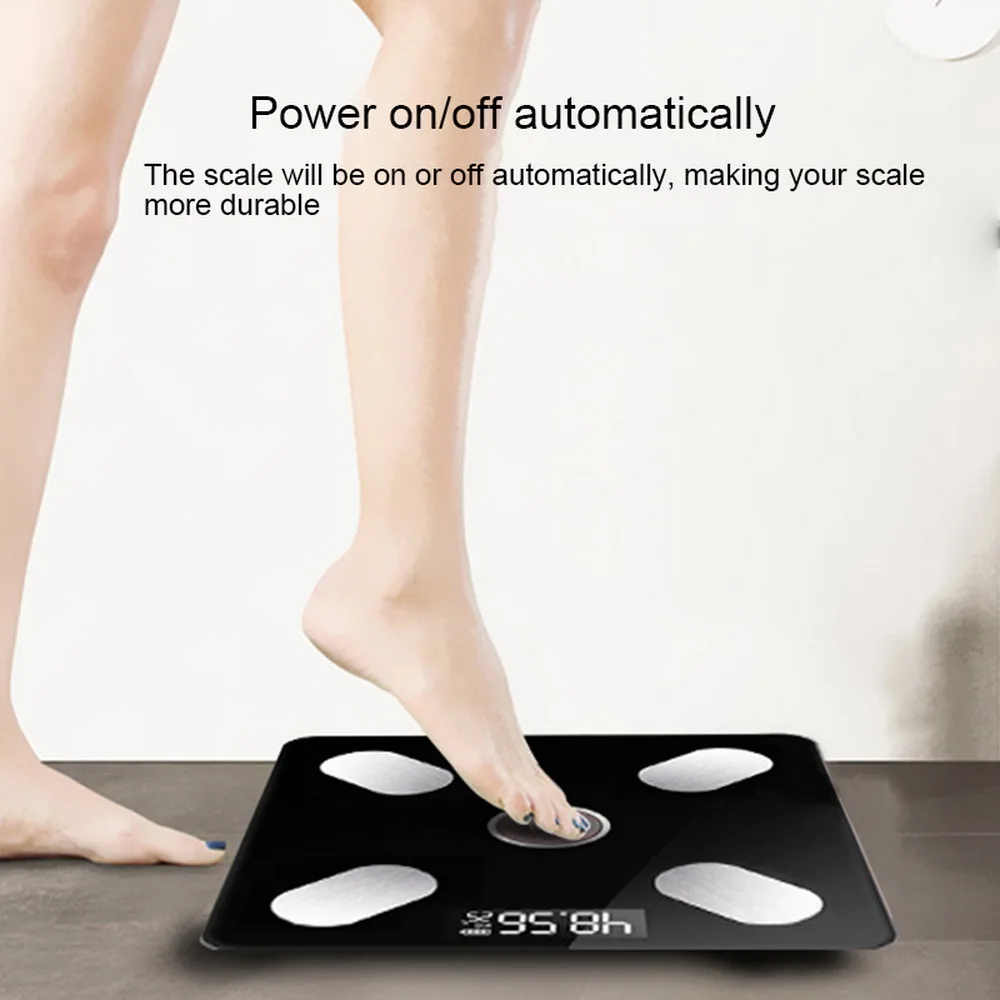 Scientific Body Fat Scale Floor Smart Electronic LED Digital Weight Bathroom Balance Bluetooth APP or IOS Bluetooth
Scientific Body Fat Scale Floor Smart Electronic LED Digital Weight Bathroom Balance Bluetooth APP or IOS Bluetooth