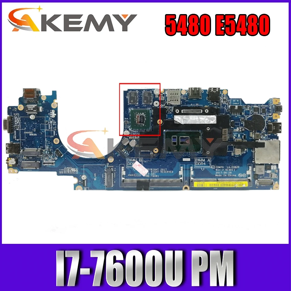 Абсолютно новая материнская плата для ноутбука Dell Latitude 5480 E5480 CDM70 I7-7600U X0M92 T60R1 материнская плата 100% тест
Абсолютно новая материнская плата для ноутбука Dell Latitude 5480 E5480 CDM70 I7-7600U X0M92 T60R1 материнская плата 100% тест