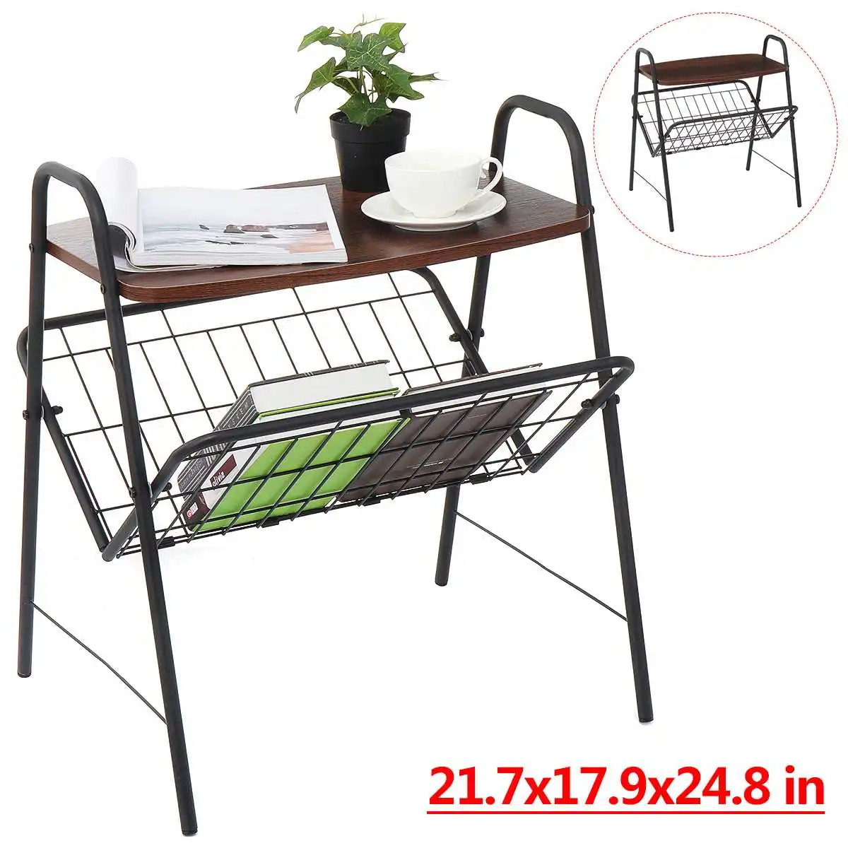 2Tier Sofa Table Laptop Desk Snack Coffee Table Tray End Table Couch Chair Side Table Nightstands Overbed Table with Metal Frame
2Tier Sofa Table Laptop Desk Snack Coffee Table Tray End Table Couch Chair Side Table Nightstands Overbed Table with Metal Frame