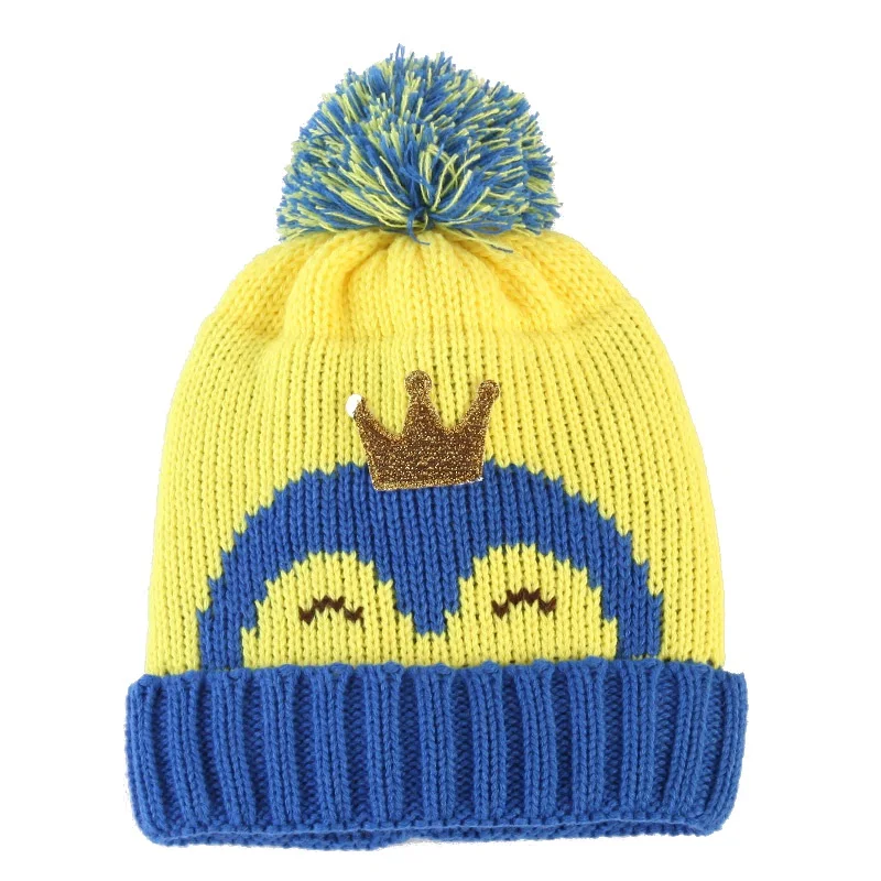 New Crown Penguins Plus Velvet Baby Wool Baby Hat Knitted Hat Autumn And Winter Hat 0-24M
New Crown Penguins Plus Velvet Baby Wool Baby Hat Knitted Hat Autumn And Winter Hat 0-24M