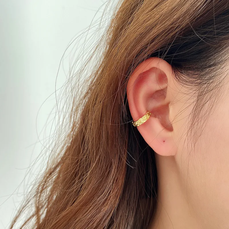 925 Sterling Silver Korean Clip Earrings Adjustable Gift For Women Irregular Gold Earring Designer Geometric Luxury Jewellery
925 Sterling Silver Korean Clip Earrings Adjustable Gift For Women Irregular Gold Earring Designer Geometric Luxury Jewellery