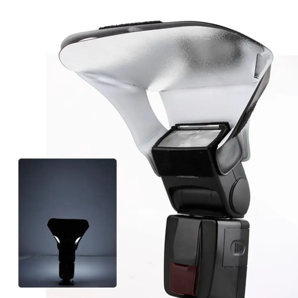 

3 in 1 Light Diffuser Bouncer Kit with 3 Colors Silver Gold White Reflector for Digital Cameras Flash Speedlite Speedlight