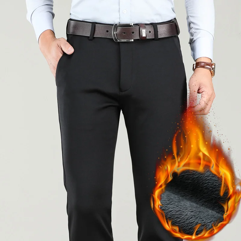 Big Size 40 42 Winter Men Warm Casual Pants Business Fashion Classic Style Thicken Stretch Trousers Male Brand Gray Khaki
Big Size 40 42 Winter Men Warm Casual Pants Business Fashion Classic Style Thicken Stretch Trousers Male Brand Gray Khaki