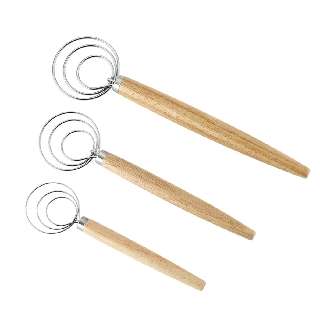3pcs New Baking Whisk Stainless Steel 3PCS Professional Hand-Held Bread Mixer Dough Whisk Baking Pastry Tools
3pcs New Baking Whisk Stainless Steel 3PCS Professional Hand-Held Bread Mixer Dough Whisk Baking Pastry Tools