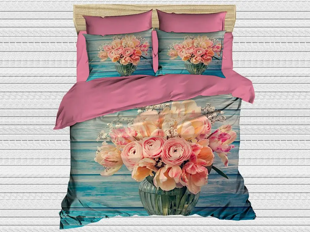 Best Class Digital Printed 3d Single Personality Duvet cover set Amends