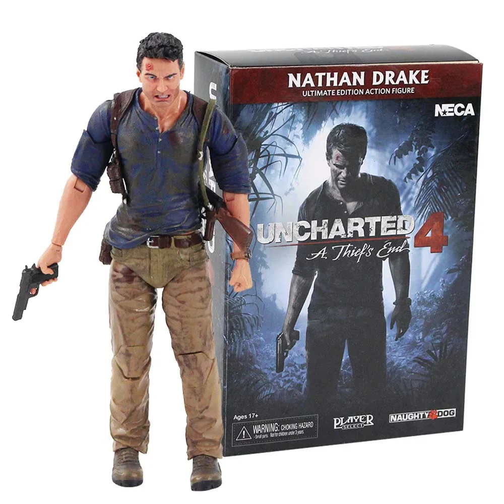

NECA Uncharted 4 A Thief's end Nathan Drake Ultimate Edition PVC Action Figure Collectible Model Toy 17cm
