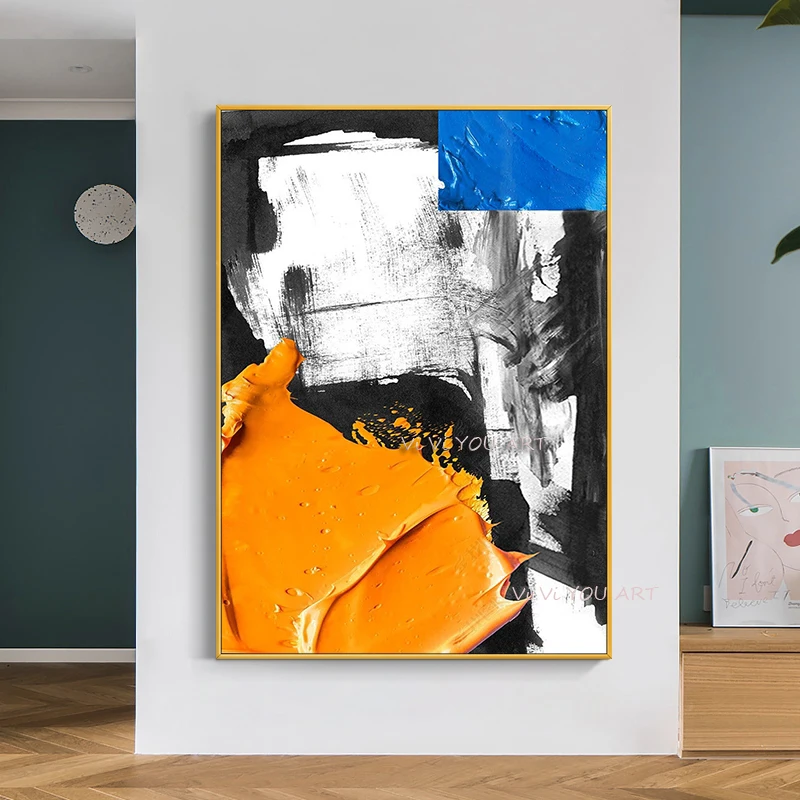 Abstract Multi Colors Blue Yellow Canvas Paintings Wall Art Picture Poster for Living Room Office Home Decoration No Frame
Abstract Multi Colors Blue Yellow Canvas Paintings Wall Art Picture Poster for Living Room Office Home Decoration No Frame
