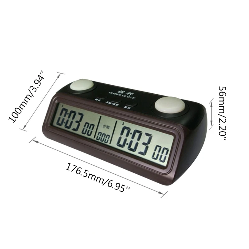 Advanced Chess Digital Timer Chess Clock Count Up Down Board Game Clock High Quality and Brand New
Advanced Chess Digital Timer Chess Clock Count Up Down Board Game Clock High Quality and Brand New