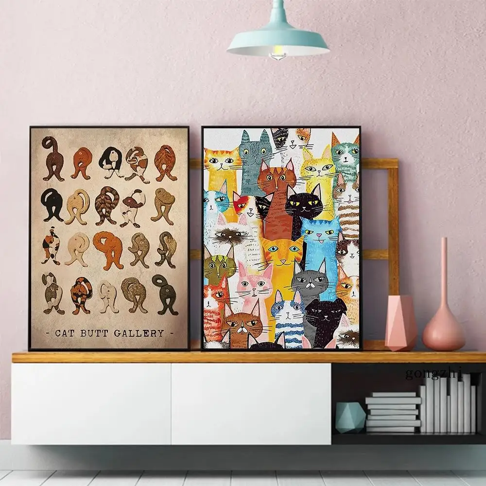 Cat Butt Funny Bum Poster Abstract Cartoon Animal Canvas Painting and Prints Wall Art Pictures Bedroom Home Decoration Warm Gift
Cat Butt Funny Bum Poster Abstract Cartoon Animal Canvas Painting and Prints Wall Art Pictures Bedroom Home Decoration Warm Gift