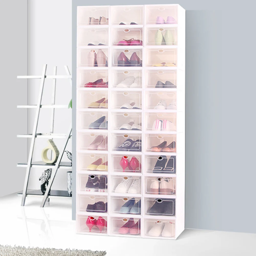 Foldable Plastic Shoes Organizer Stackable Shoe Storabe Box With Transparent Lid Shoe Container Storage Organizer Dropshipping
Foldable Plastic Shoes Organizer Stackable Shoe Storabe Box With Transparent Lid Shoe Container Storage Organizer Dropshipping