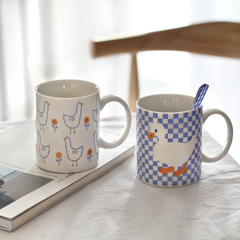 Ins Korean Cute Cartoon Duck Mug Girl Breakfast Milk Coffee Oat Cup Office Water Cup
Ins Korean Cute Cartoon Duck Mug Girl Breakfast Milk Coffee Oat Cup Office Water Cup