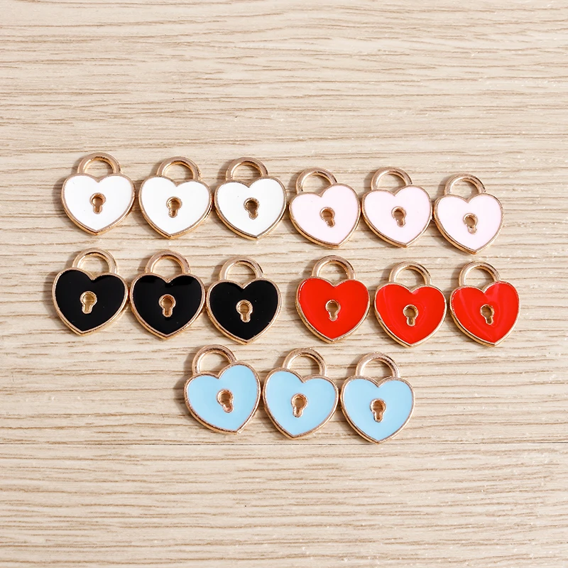 10pcs 11*13mm 5 Colors Enamel Love Heart Charms Connectors for Jewelry Making DIY Handmade Bracelets Necklaces Craft Accessories
10pcs 11*13mm 5 Colors Enamel Love Heart Charms Connectors for Jewelry Making DIY Handmade Bracelets Necklaces Craft Accessories