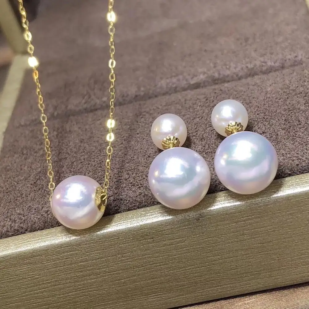 REAL D322 PEARLS SETS FINE JEWELRY SOLID 18K GOLD NATURAL 7-10MM FRESH WATER WHITE PEARLS FEMALE'S JEWELRY SETS
REAL D322 PEARLS SETS FINE JEWELRY SOLID 18K GOLD NATURAL 7-10MM FRESH WATER WHITE PEARLS FEMALE'S JEWELRY SETS