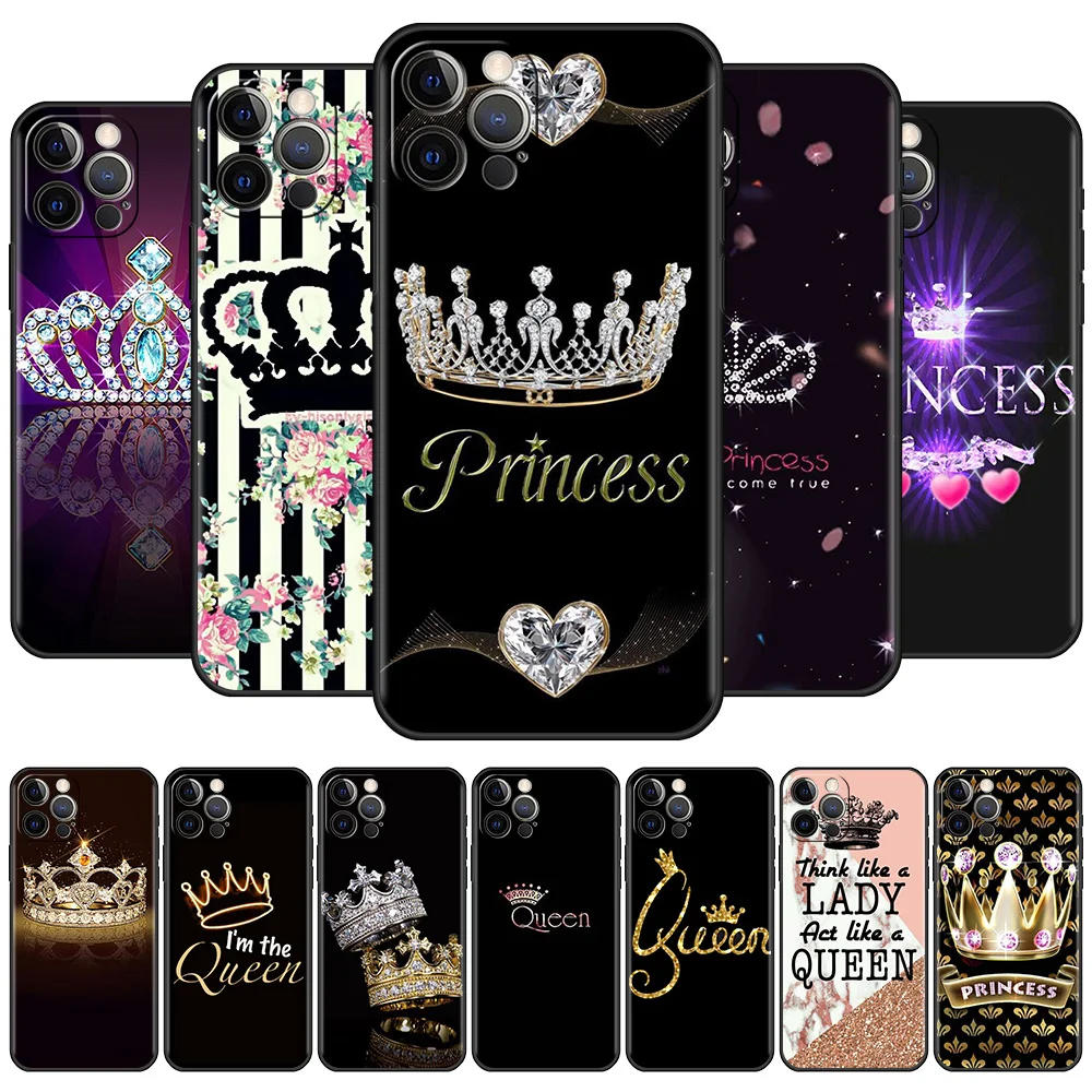 Case For Apple iPhone 13 11 Pro Max 12 Mini XR 7 8 Plus SE 2020 X XS 6 6S 5 5S Black Soft Silicone Cover Diamond Crown Printing
Case For Apple iPhone 13 11 Pro Max 12 Mini XR 7 8 Plus SE 2020 X XS 6 6S 5 5S Black Soft Silicone Cover Diamond Crown Printing
