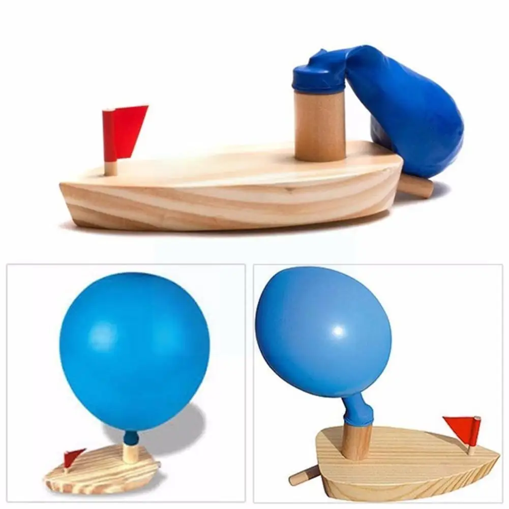 Children Wooden Balloon Powered Boat Science Experiment Playing Balloon Toys Toy Baby Toy Educational Water Bath Swimming B H7z5
Children Wooden Balloon Powered Boat Science Experiment Playing Balloon Toys Toy Baby Toy Educational Water Bath Swimming B H7z5