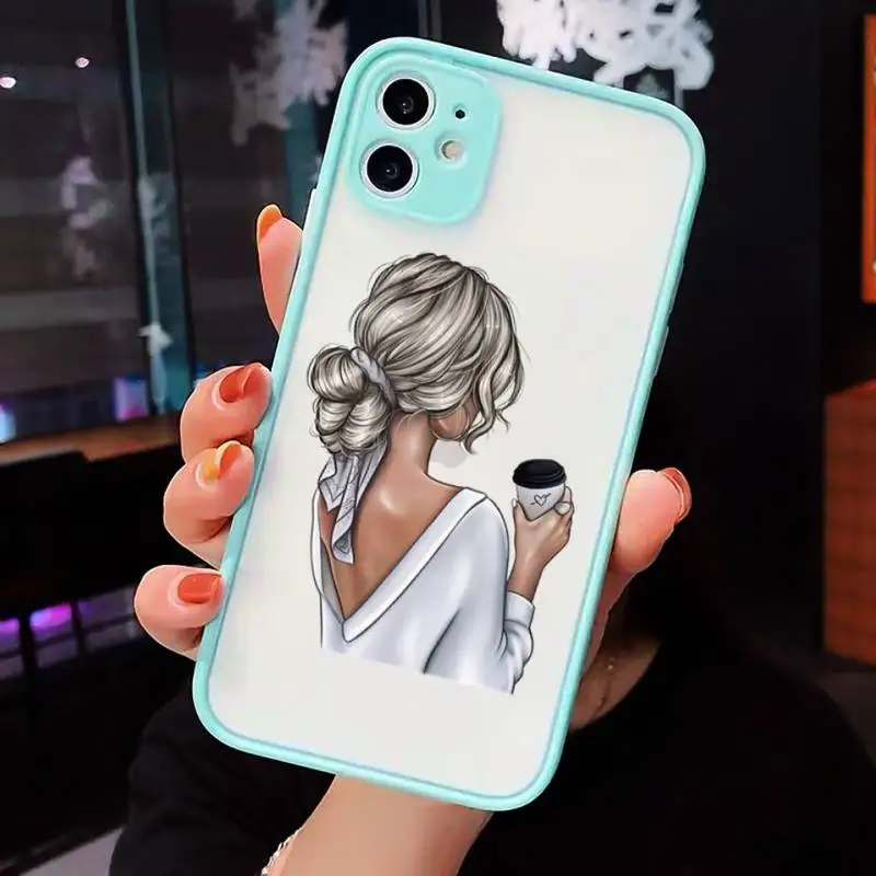 Beautiful girl rear view ins Phone Case For iPhone 12 11 Mini Pro XR XS Max 7 8 Plus X Matte transparent blue Back Cover
Beautiful girl rear view ins Phone Case For iPhone 12 11 Mini Pro XR XS Max 7 8 Plus X Matte transparent blue Back Cover