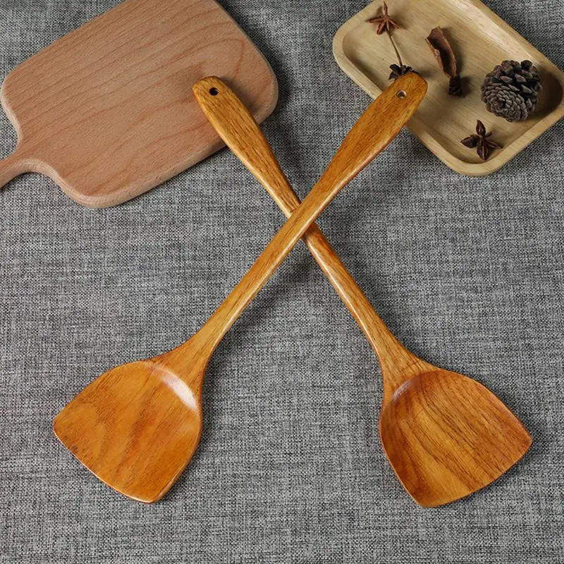 Natural Wooden Cooking Shovel Spatula Turner Kitchen Utensils Non-stick Cookware
Natural Wooden Cooking Shovel Spatula Turner Kitchen Utensils Non-stick Cookware