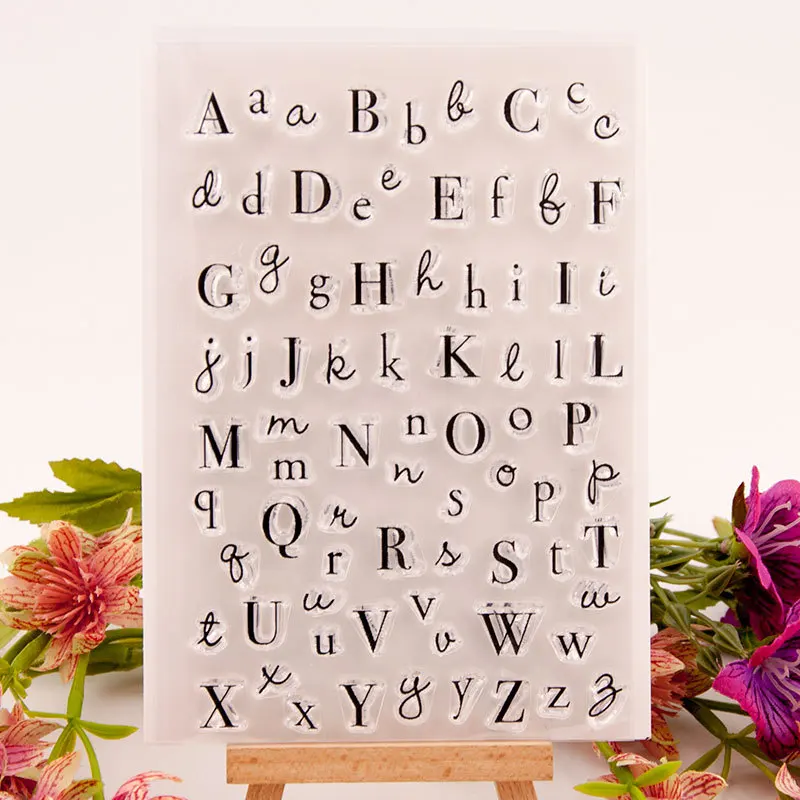 Clear Stamp for Scrapbooking Transparent Stamps Silicone Rubber Stamps for Card Making DIY Photo Album Decor Alphabet
Clear Stamp for Scrapbooking Transparent Stamps Silicone Rubber Stamps for Card Making DIY Photo Album Decor Alphabet