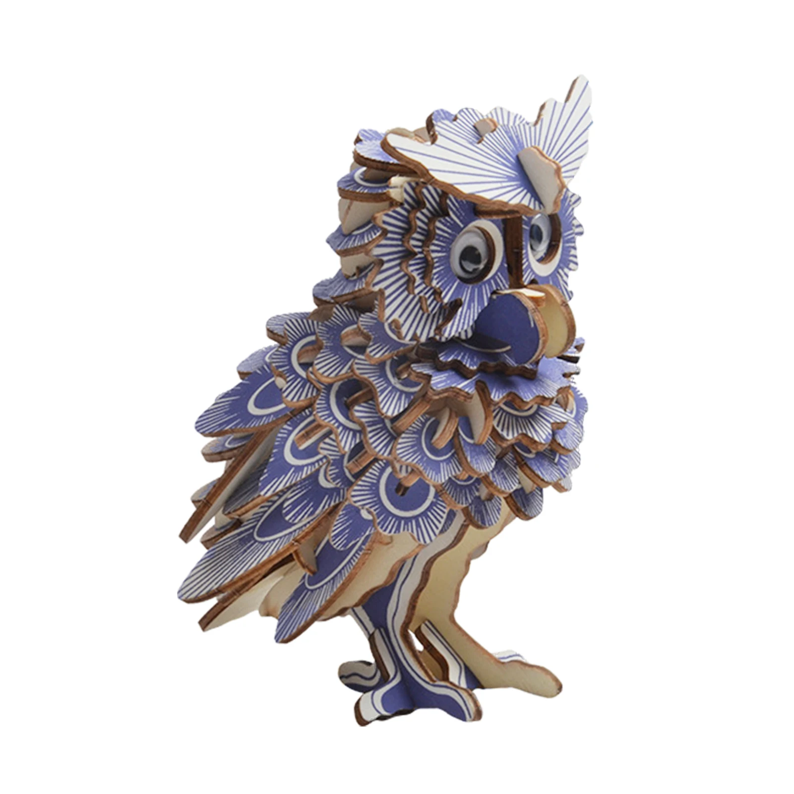 Wooden 3D Three-dimensional Jigsaw Puzzle, Laser Cutting Craft, Owl Animal Graphics, Children's Educational Toy Game Puzzle
Wooden 3D Three-dimensional Jigsaw Puzzle, Laser Cutting Craft, Owl Animal Graphics, Children's Educational Toy Game Puzzle