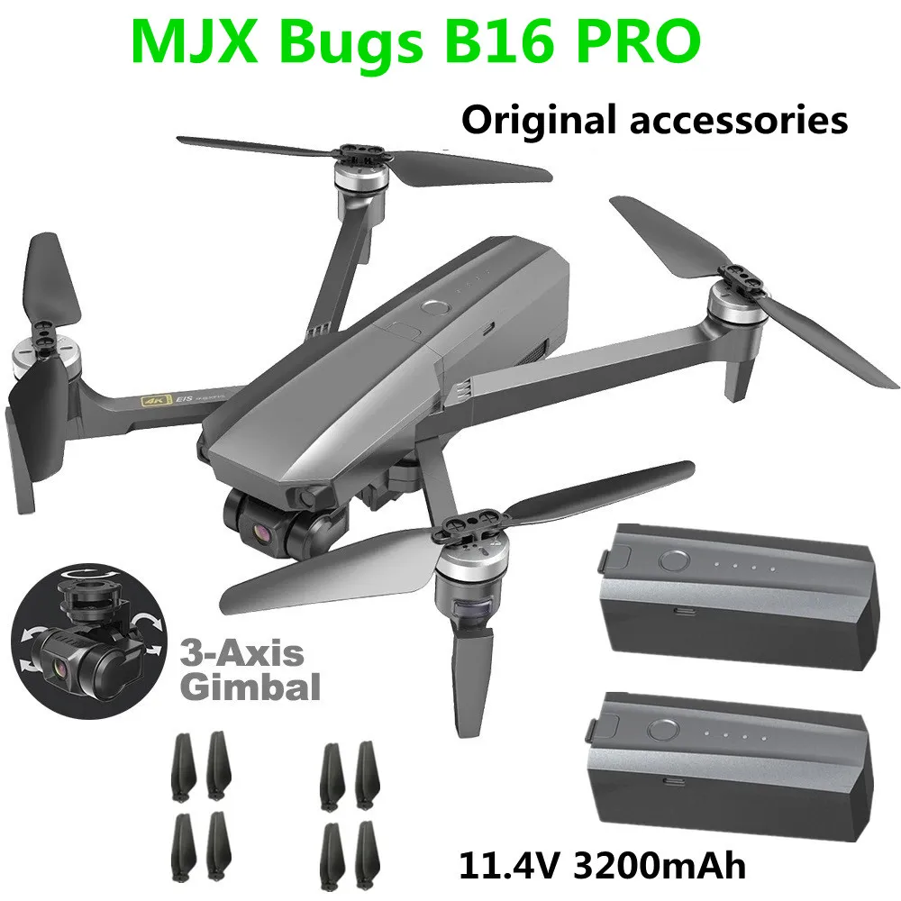 Bugs B16 PRO Drone Battery / Propeller Maple Leaf / Arm / Original Accessories For B16 Pro Drones Spare Parts 11.4V 3200mAh
Bugs B16 PRO Drone Battery / Propeller Maple Leaf / Arm / Original Accessories For B16 Pro Drones Spare Parts 11.4V 3200mAh