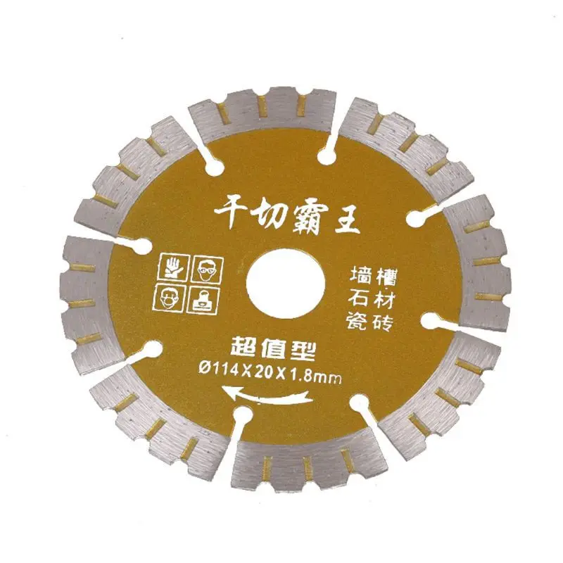 1pc 114mm Diamond Saw Blade Dry Cutting Disc for Marble Tile Concrete Quartz Stone
1pc 114mm Diamond Saw Blade Dry Cutting Disc for Marble Tile Concrete Quartz Stone