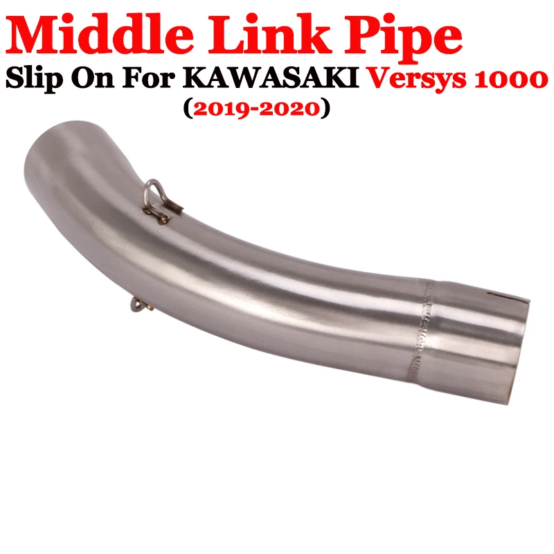 51MM Slip On For KAWASAKI VERSYS 1000 2019 2020 Motorcycle Exhaust Escape MOTO Modified Middle Tube Link Pipe Stainless Steel
51MM Slip On For KAWASAKI VERSYS 1000 2019 2020 Motorcycle Exhaust Escape MOTO Modified Middle Tube Link Pipe Stainless Steel