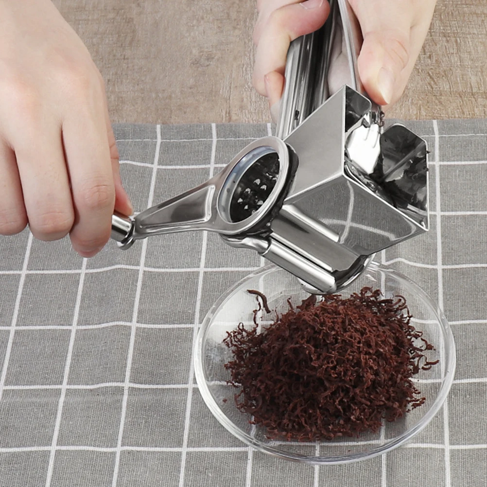1Pc Stainless Steel Cheese Grater Manual Cheese Chocolate Garlic Rotary Crank Grater Household Cookware Kitchen Tool Accessories
1Pc Stainless Steel Cheese Grater Manual Cheese Chocolate Garlic Rotary Crank Grater Household Cookware Kitchen Tool Accessories