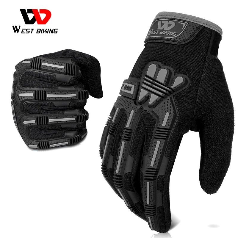 WEST BIKING Full Finger Bike Gloves Shockproof Sport Military Tactical Gloves Motorcycle MTB Bicycle Touch Screen Cycling Gloves
WEST BIKING Full Finger Bike Gloves Shockproof Sport Military Tactical Gloves Motorcycle MTB Bicycle Touch Screen Cycling Gloves