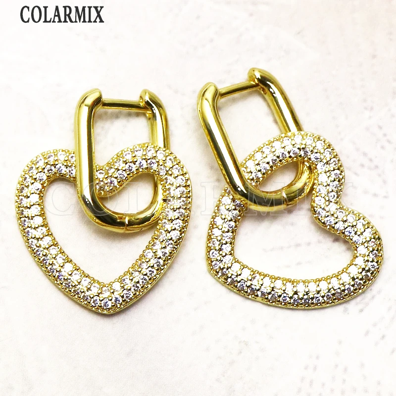 4 Pairs multi kinds drop earrings Zircon jewelry earrings dangle earrings Gold color Earrings New design fashion earrings 9783
4 Pairs multi kinds drop earrings Zircon jewelry earrings dangle earrings Gold color Earrings New design fashion earrings 9783