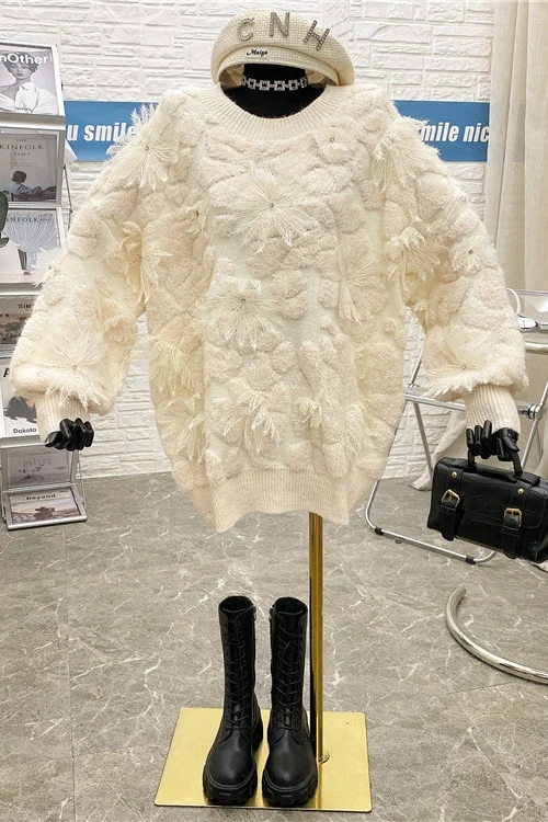 2021 Spring Fall New Mid-Length Sweater Outerwear Womens Pullover Loose-Fitting Long Sleeves Sweaters Girls Red Knitted Coat
2021 Spring Fall New Mid-Length Sweater Outerwear Womens Pullover Loose-Fitting Long Sleeves Sweaters Girls Red Knitted Coat
