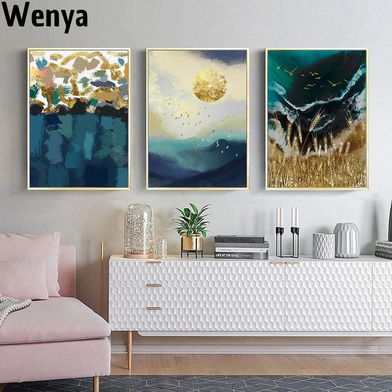 Wheat Field Sun Wave Abstract Wall Poster Landscape Canvas Print Modern Living Room Picture Artist Home Decoration Painting
Wheat Field Sun Wave Abstract Wall Poster Landscape Canvas Print Modern Living Room Picture Artist Home Decoration Painting