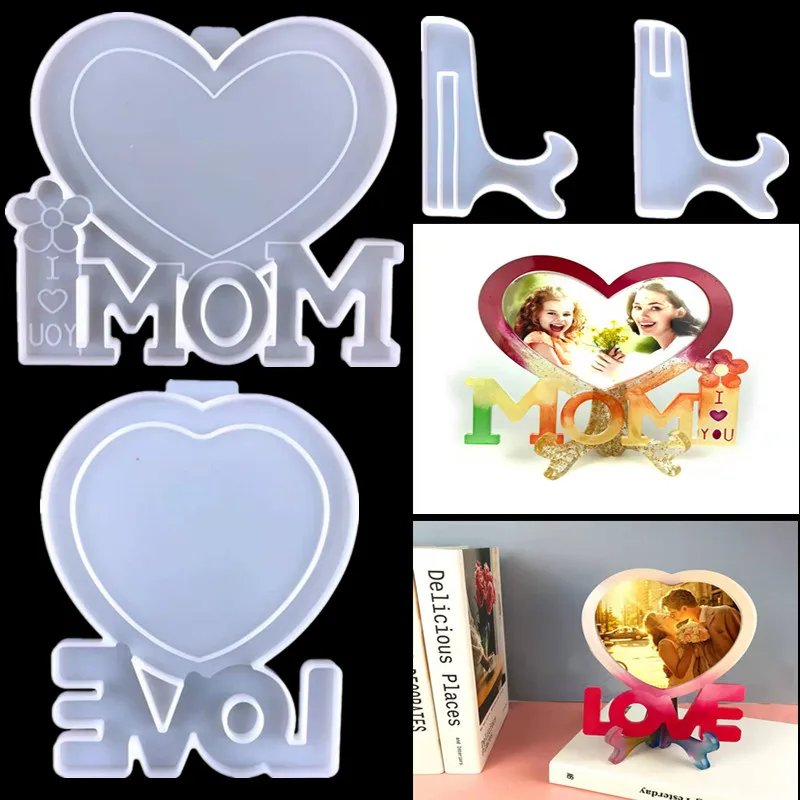 Mom Love Photo Frame Silicone Mold Epoxy Resin Casting Crafts DIY Home Holiday Decoration Accessories
Mom Love Photo Frame Silicone Mold Epoxy Resin Casting Crafts DIY Home Holiday Decoration Accessories
