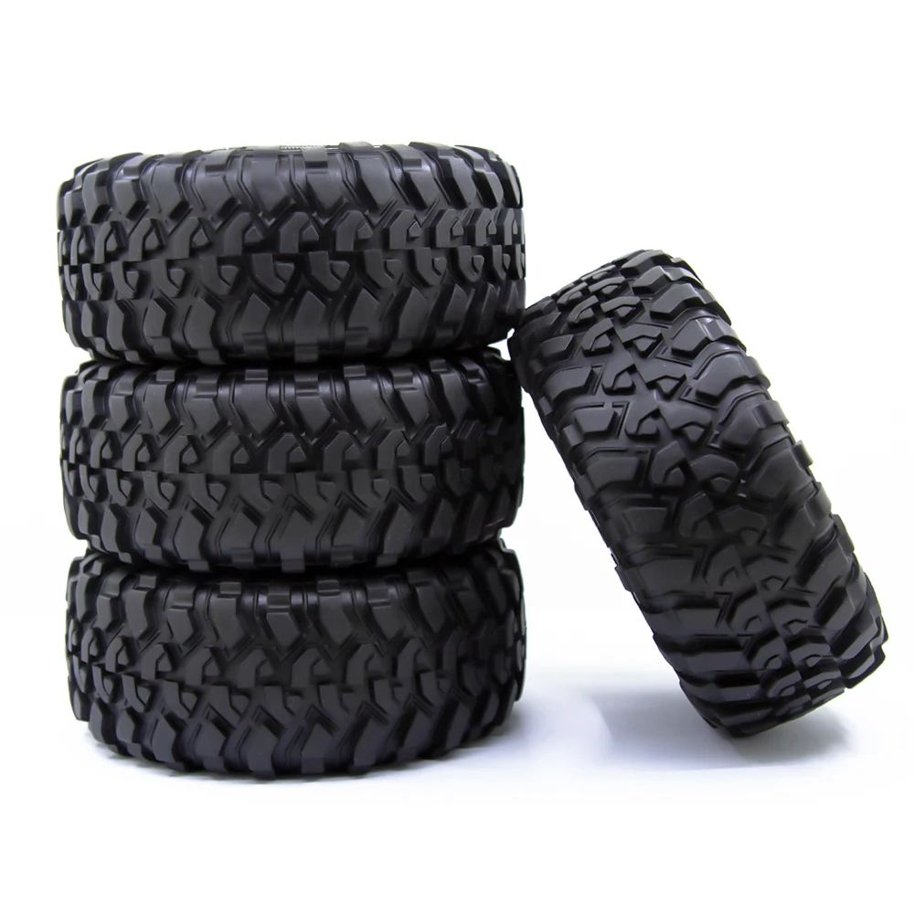 Резиновые шины на радиоуправлении 120 мм 1 9 дюйма для 1:10 RC Rock Crawler Axial SCX10 Canyon Trail Trax